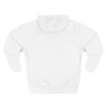 Cozy Three-Panel Fleece Hoodie — Lightweight White Pullover - Image 2