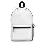 Classic White Backpack — Minimalist Everyday School & Travel Bag