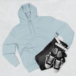 Cozy Three-Panel Fleece Hoodie — Lightweight White Pullover - Image 19