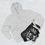 Cozy Three-Panel Fleece Hoodie — Lightweight White Pullover - Image 7