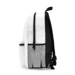 Classic White Backpack — Minimalist Everyday School & Travel Bag - Image 3