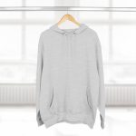Cozy Three-Panel Fleece Hoodie — Lightweight White Pullover - Image 8
