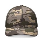 Camo Trucker Hat — Classic Embroidered Camouflage Mesh Cap