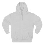 Cozy Three-Panel Fleece Hoodie — Lightweight White Pullover - Image 5